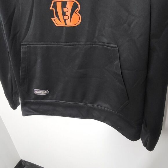 Cincinnati Bengals Black and Orange Combine Training Hoodie - Picture 5 of 8